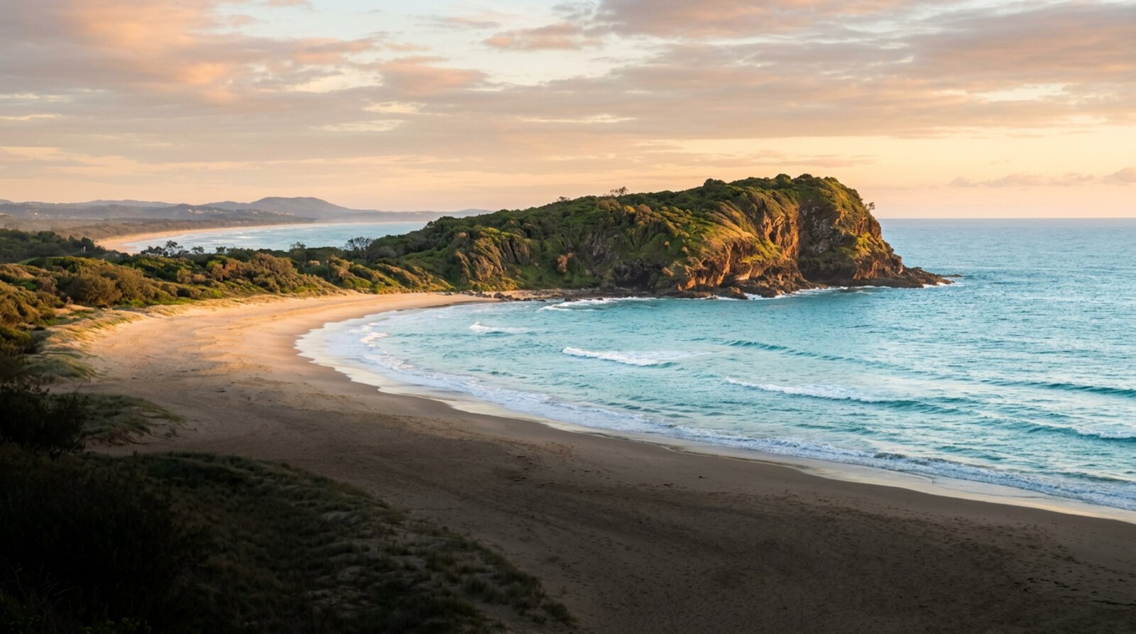 Sunshine Coast beach and headland, home of Mentor Tax & Advisory